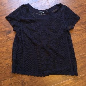 Express lace top